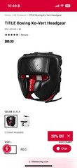 TITLE Boxing Winning-style Ko-Vert Headgear with Nose Bridge (Fly, Reyes, Rival)
