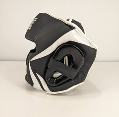 Badboxe Boxing Headgear Muay Thai MMA Sparring Headgear Black L/XL
