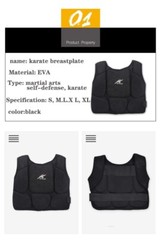 Karate Taekwondo Chest protector EVA Body Guard Sanda Judo MMA Adults Kids NEW