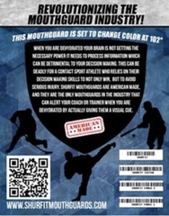 Shurfit Custom Fit Mouth Guard Boil & Bite Thermagard Color Changing Mouthguard