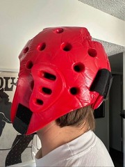 ProMax by RheeMax Red Training Headgear Adult Unisex Size M