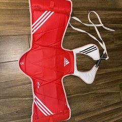 Adidas Reversible Taekwondo Chest Protector Hogu Red Blue Adult Size XL