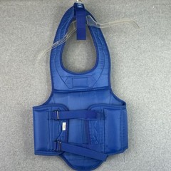 Wesing Martial Arts Boxing Chest Protector MMA Sanda Chest Guard Blue Small