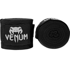 Venum Kontact Boxing Hand Wraps – Black – 4.5m (180 in) 180 inch,