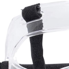 Clear Taekwondo Face Shield Mask – Detachable PC Headgear with Kids, clear