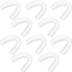 BBTO 20 Pieces Sports Mouth Guard Boxing Youth (10 yrs & Below), Transparent