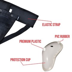 FADI Sports Groin Cup L Black Boxing MMA Muay Thai Guard Training Protection
