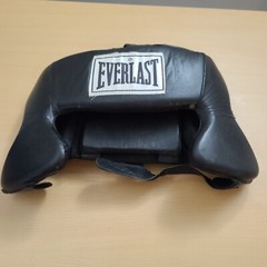 Everlast 4020 Headgear/Headguard Vintage Leather Open-face Made In USA