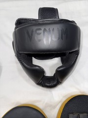 Martial Arts Protective Gear,Punch Mitts 2-Pack,Cliff Keen Strap Stock Headgear