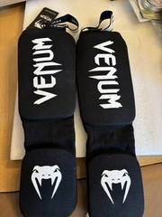 Venom Kontact Shin Guards – Slip On Instep – Sports KickBoxing MMA – multisport