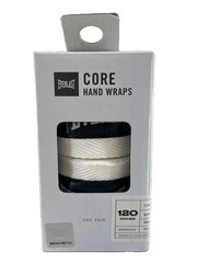 Everlast Core Handwraps 120in – Boxing Hand Wraps for 120 Inch, White & Black