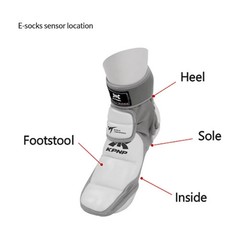 KPNP Taekwondo Electronic Socks (E-Foot Protector) with KPNP Pouch New