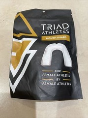 Triad Athletes Sports Mouth Guard for Female Athletes 1 Pack (Crystal Clear) New