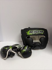 Revgear Headgear & Gloves Adult Med / Youth Large Combat Green