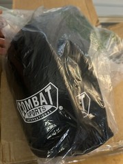 Combat Sports Washable MMA Elastic Cloth Shin & Instep Padded Guards Med NEW