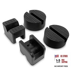 Rubber Jack Pad Pinch Weld Adapter, Universal Slotted Frame Rail Protector