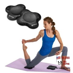 Gaiam Yoga Knee Pads – Set of 2 – Black Yoga Props and Accessories