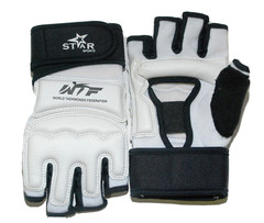 Half Finger Sparring Hand Gloves Hand Protector Taekwondo Karate MMA Muay Thai