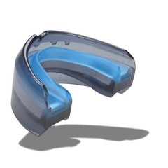 Shock Doctor Braces Football Mouth Guard, Upper and Lower Teeth. Adult, Black