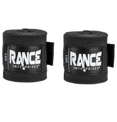 Set of 2 Boxing Hand Wraps by Boxing Black Muay Thai Wrist Support Bandages