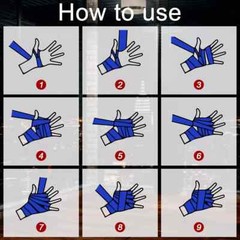 6 Pairs 2.5 Meter Boxing Hand Wraps for Kids Boxing Hand Wraps Inner Gloves H…