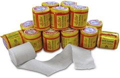 16Pcs Mexican Boxing Hand Wraps Elastic 2In X5.5Yds Flat Knit