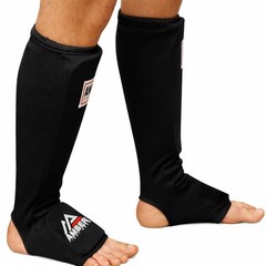 Amber Nylon Shin and Instep Protectors for Muay Thai, Kickboxing, MMA