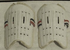 Plastic shin Guards for Deadlifting or MMA (or soccer players) Used