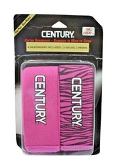 Century 108inch Cotton Hand Wraps with Fuschia Animal Print 4 Hand Wraps (New)