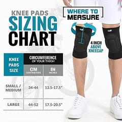 Protective Knee Pads, Thick Sponge Anti-Slip, Collision Avoidance Small/Medium