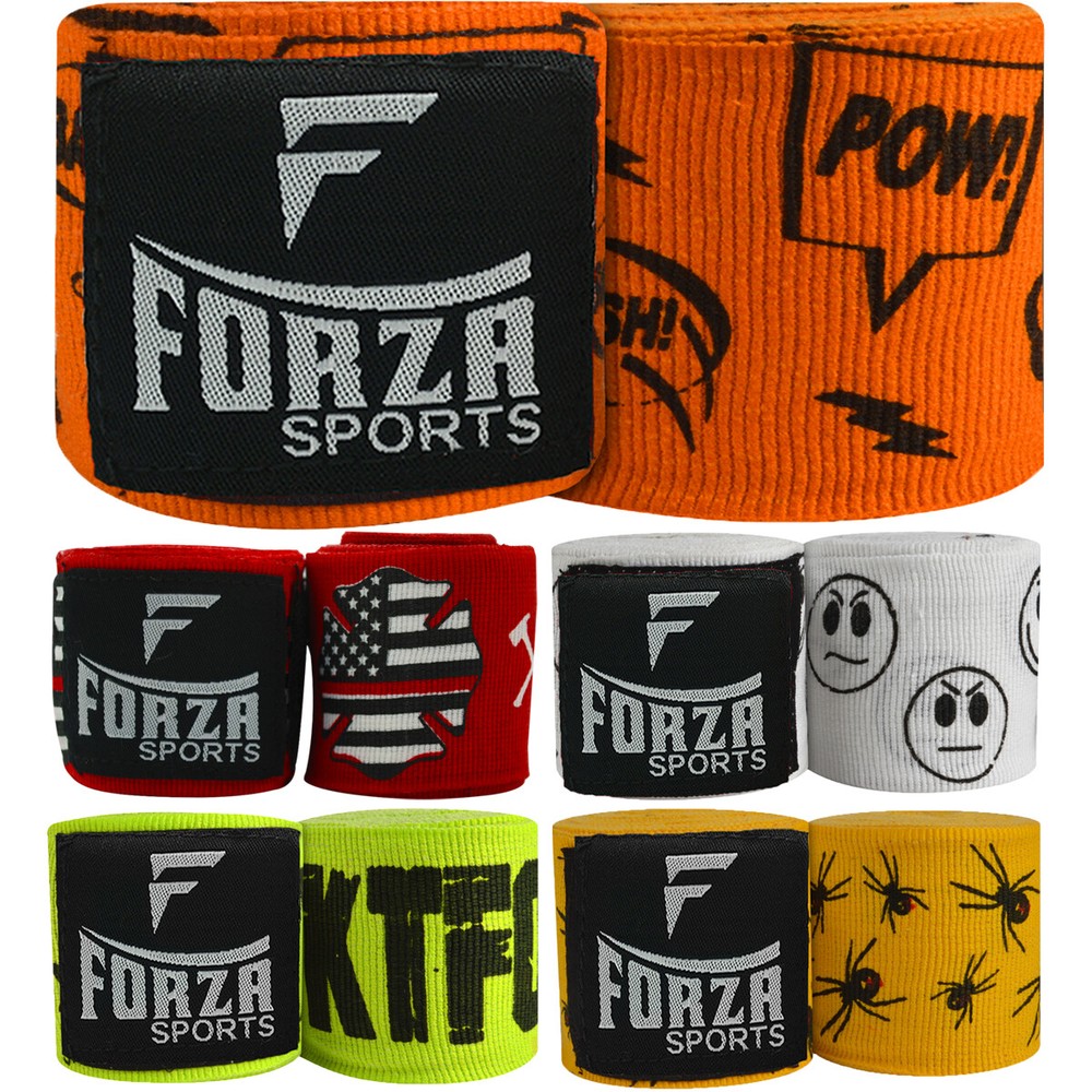 Forza Sports 180″ Mexican Style Boxing and MMA Handwraps – 5-Pack