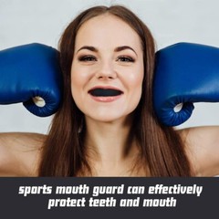 Gel Boxing Gum Shield Mouth Guard MMA Mouthpiece Teeth Rugby Grinding Sports US
