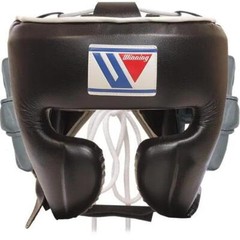 Winning Boxing Head gear Face Guard FG-2900 Black Gray size L JAPAN