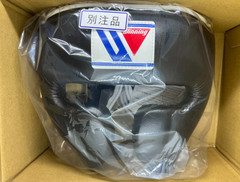 Winning Boxing Head gear Face Guard FG-2900 Black Gold size M JAPAN