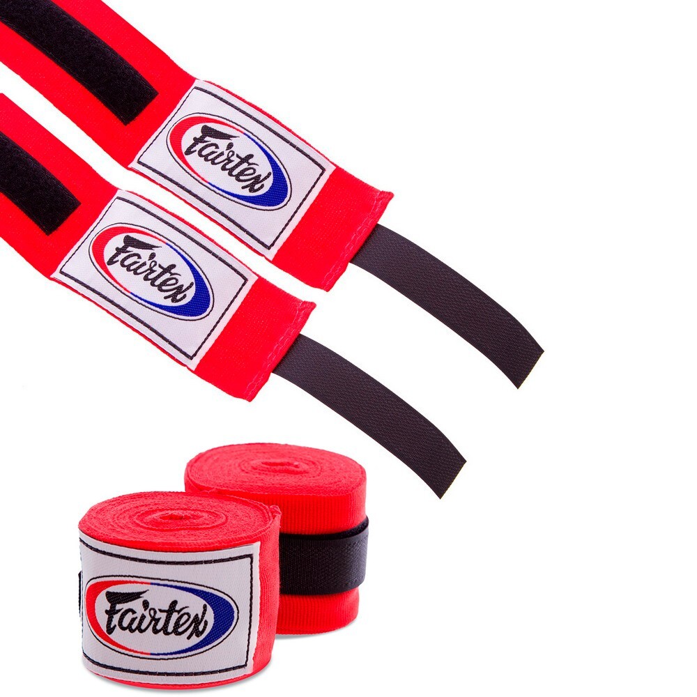 Fairtex Hand Wraps Muay Thai Boxing MMA Kickboxing 120″ 180″ Black Blue Red Pink