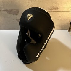 RDX Kara Training Headgear Boxing/MMA Adult Unisex Size M Black/White