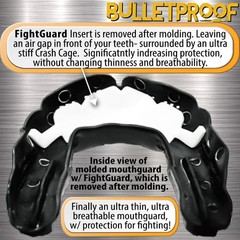 Bulletproof World’s Most Breathable 3X Stronger Comfortable Fighting Mouthguard