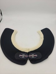 Harrison Howard Champion Horse Collar Guard Black Fleece Padded Equestrian New