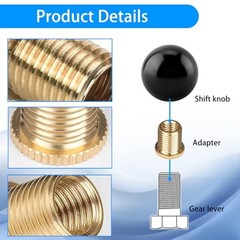Shift Knob Thread Adapters Universal M8 X 1.25, M10 X 1.25, M10 X 1.5 Fit for
