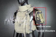 Tactical universal shoulder pads can be adapted to a variety of vests