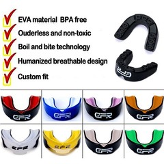 Gum shield mouth guard Boil bite rugby boxing baseball hockey karate sports US