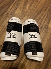Tusah World Taekwondo Shin & Instep Guard Leg Protector Pads EZ Fit Small
