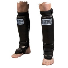 Grappling MMA Shin Guards, Youth Medium, Black