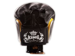 Top King Boxing Sparring Helmet Tkhgem-01sv Empower Creativity Black/Silver