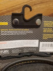 Century Shin Instep Guards Brave Size S/M- Black Yellow – New