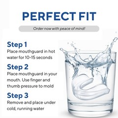 ProDental Sports Mouth Guard – 2 Pack Made in USA, Custom Fit Transparent