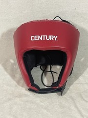 CENTURY AFC Brave Training Headgear RedBlack Boxing MMA Protective Headgear L/XL