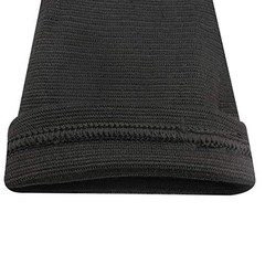 JUMISEE Kids Knee Pad, Anti-Slip Padded Sponge Small(7-12 Years old) Pure Black