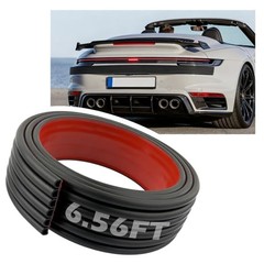6.56Ft Car Rear Bumper Protector Guard,6-Hole Car Bumper Protector Provides
