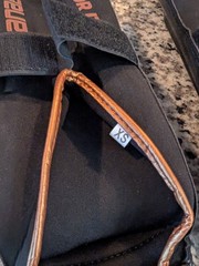 Sanabul Shin Guards Essential Hook & Loop XS Black Copper Kickboxing MMA 2541D